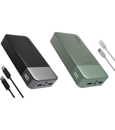 Amazon.com: JUOVI J2621 20000mAh 45W Power Bank Portable Charger