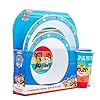 Paw-Patrol-3-Piece-resusable-PP-Tableware-Set-Childrens-Marshall-Rubble-Chase-Plate-Bowl-Tumbler-Dinnerware-Recyclable-Lightweight-Material PAW Patrol Kids Tableware Set – 3 Piece Reusable PP Plate, Bowl & Cup Set for Children – Skye, Chase, Marshall, Rubble…
