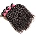 Klaiyi Hair 10 12 14inch Brazilian Virgin Curly Hair 3 pcs Grade 6A Raw Human Hair Weave Extensions Natural Color 95-100g/pc