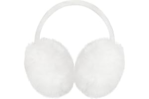 Lainlight Ear Muffs Winter Women Girls Adjustable Faux Fur Ear Warmers Comfy Cute Fuzzy Earmuffs
