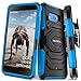 HTC U11 Case, Evocel [New Generation] Rugged Holster Dual Layer Case [Kickstand][Belt Swivel Clip] for HTC Ocean/HTC U11 (Does NOT fit HTC U11 Life), Blue (EVO-HTCU11-XX02)