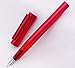 Lanxivi Anodized Aluminum Fountain Pen SKY II Series Germany Schmidt Fine Nib & Ink Converter Execute Red Pen Gift Set for Business Signature