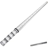 Steel Ring Mandrel Pro Stainless Steel Solid Ring Mandrel US 0-15 Mandrel Ring Sizer for Ring Measuring and Repair Distorted Ring Mandrels for Jewelry Making with 1/4 Size Hammerable Round Mandrel
