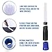 BFS Dust Pro Cleaner Universal Vacuum Attachment Cleaning Tool | Small Suction Brush Tubes Flexible Access to Anywhere | Strong Suction for Vents,Drawers,Pet,Keyboard,Craft,Car and Corners