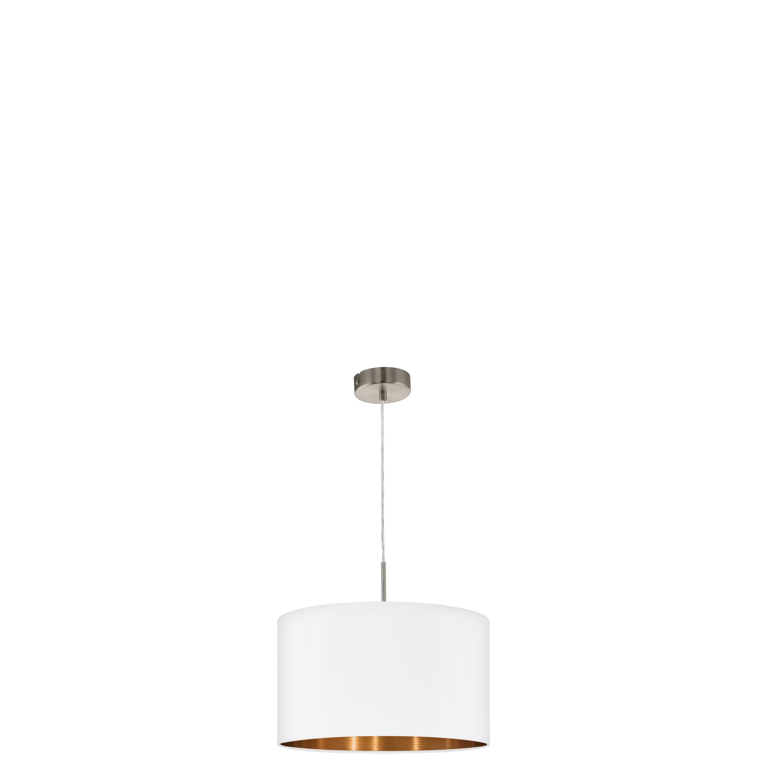 EGLO 95044 E27 Satin Nickel Fabric PASTERI