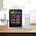 IREALIST Digital Alarm Clock Weather Station Clock with Large LCD Screen Display Indoor/Outdoor Temperature/Humidity, Forecast,Date/Time (JU-1)
