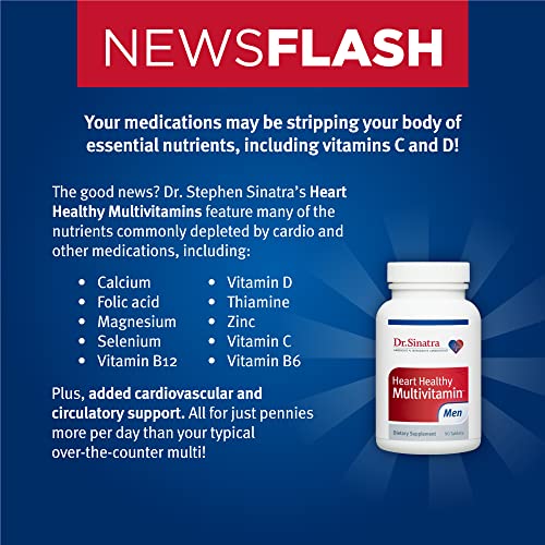 Dr. Sinatra Heart Healthy Multivitamin for Men with Vitamin D 1000 IU