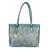 Butterflies Women Handbag (Turquoise) (BNS 0666TRQ)