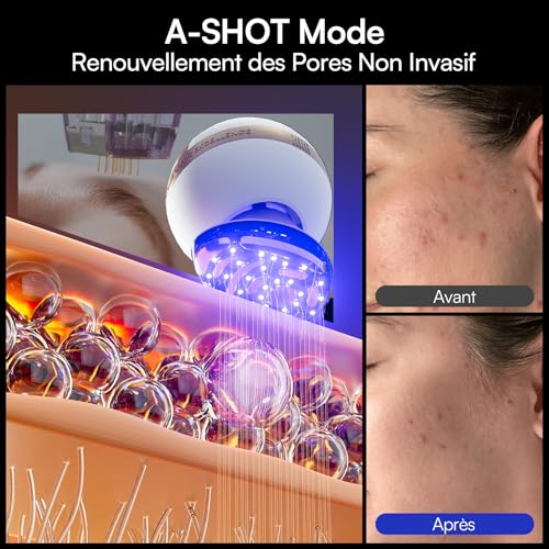 INIA SPHERA 8-in-1 Enhanced Microcurrent Facial Machine for Face and Neck - Red Light, Heating & Cooling, 5 Custom Modes, Skin Care and Home Glow