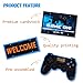 Video Game Birthday Party Decorations Door Sign Welcome Hanger Gaming Party Supplies