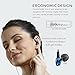 ROVKING Earbuds Headphones Over Ear Wired Sweatproof with Microphone, in Ear Stereo Bass Sport Earphones for Running Jogging Gym Workout for iPhone Android iPod Samsung, Blue