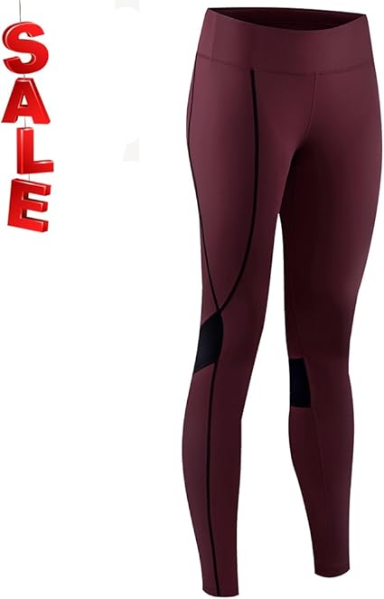 burgundy compression pants