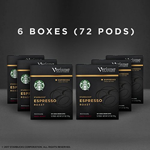 Starbucks Verismo Espresso Roast Espresso Single Serve Verismo Pods