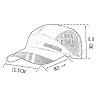 Feoya-Mens-Summer-Outdoor-Sport-Outdoor-Sports-Mesh-Hat-Running-Visor-Sun-Cap