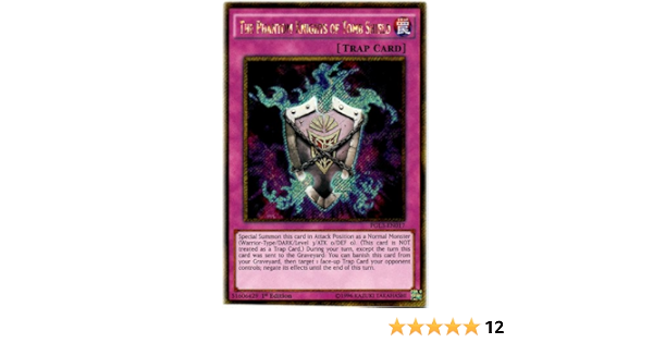 Amazon Com Yu Gi Oh The Phantom Knights Of Tomb Shield Pgl3 En017 Premium Gold Infinite Gold 1st Edition Gold Secret Rare Toys Games