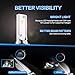 H11/H9 Led Headlight Bulbs, Marsauto H8/H16 Super Bright Low Beam/Fog Light Bulb Conversion Kit with Fan, CANbus-Ready IP67 CSP Chips 6000K Xenon White 2-Pack