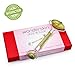 Wonderskin Jade roller for facial massage | Skin Anti-Aging and Relaxation | Cooling effect for puffiness | Jawline slimmer and Wrinkle care | 100% Pure Jade stone
