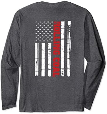 Unisex Diesel Rolling Coal Flag T-Shirt Truck Turbo Brothers Small Dark Heather