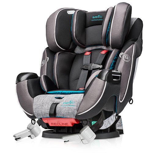 Evenflo Symphony DLX Platinum All-in-One Convertible Car Seat - Emerson