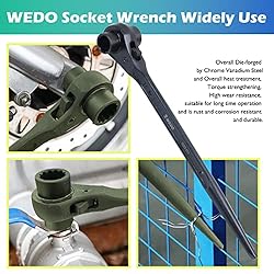 WEDO Scaffold Podger Ratchet Wrench,Double Side