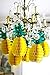 SUNBEAUTY Pack of 6 Tissue Paper Pineapple Honeycombs Decoration Luau Party or Hawaiian Theme Decoration