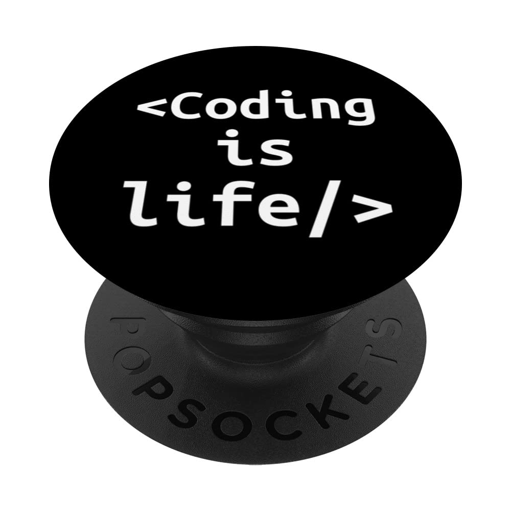 Programmer Coding Coder Software Code PopSockets Swappable PopGrip