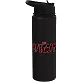 The Batman Logo with Red Bat Stainless Steel Insulated Water Bottle