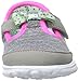 Skechers Kids Go Walk Bitty Bow Sneaker (Toddler/Little Kid), Gray/Multi, 10 M US Toddler