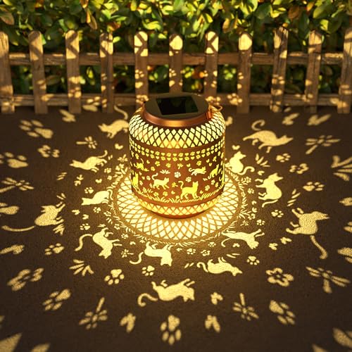 Cat Garden Solar Lantern