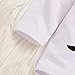 3Pcs Newborn Baby Boys Cute Little Brother Romper+Long Animal Tree Pants+Hat Playwear Bodysuit Set (White, 0-6Month)