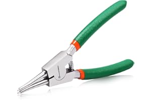SPEEDWOX 5-Inch Circlip Pliers, Tip Diameter 0.06 Inch, External Snap Ring Pliers, Precision Retaining Ring Pliers, Straight 