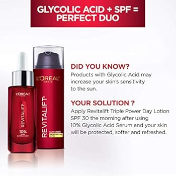 revitalift triple power day lotion spf 30