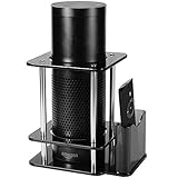 Aobelieve Acrylic Speaker Stand for Alexa Amazon Echo Plus and 1st Generation Echo, with Remote Holder, Black