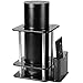 Aobelieve Acrylic Speaker Stand for Alexa Amazon Echo, with Remote Holder, Black