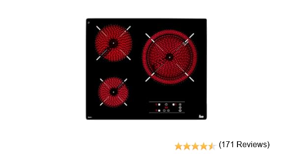 Teka TB6315 - Placa (Integrado, Ceramic hob, Vidrio, Front trim ...