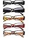 5-Pack Ladies Reading Glasses Includes Sunshine Readers for Women +3.0