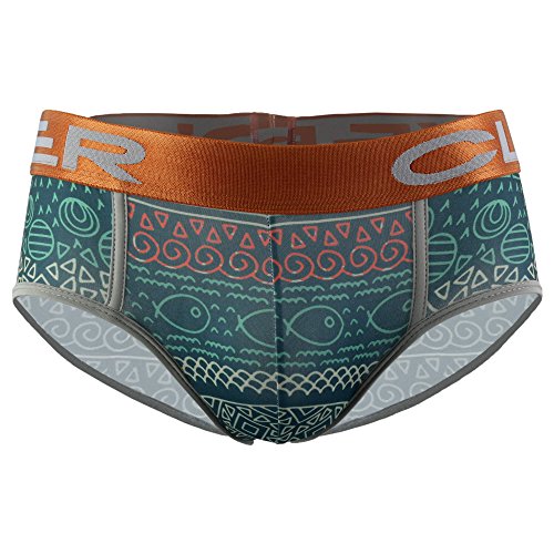 Clever 5279 Bantu Piping Brief Color Green Size XL