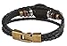 Hamoery Punk Alloy Leather Bracelet For Men Constellation Braided Rope Bracelet Bangle Wristband(Aries)