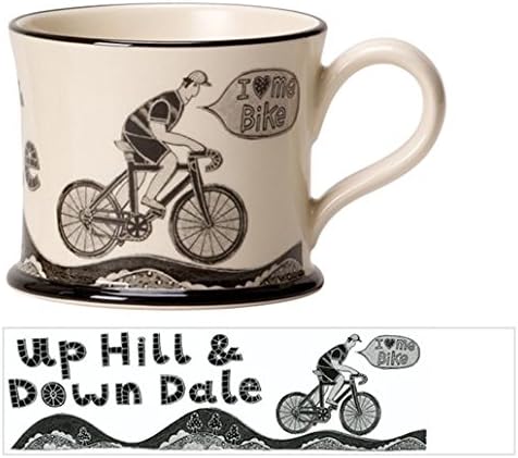 Gift Boxed Coffee/Tea Mug - I Love me Bike - Up Hill Down Dale - Large