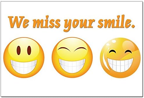 Appointment Reminder Postcards for Dentists. Customize the Card Back with Practice Information. 4"x6" Full-color Both Sides, Premium High Gloss UV Front Coating, Sturdy 14 Pt. Card Stock (1000 cards)
