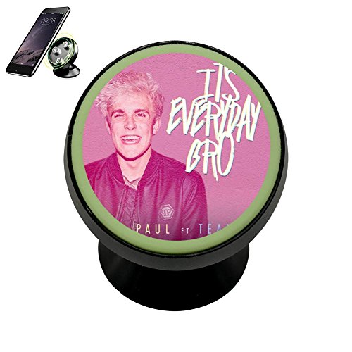 Solid It's_Jake Everyday_Paul_Bro Magnetic Car Vehicle Mobile Phone Bracket 360 With Noctilucent Function