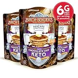 Birch Benders Keto Chocolate Chip Pancake & Waffle Mix with Almond/Coconut & Cassava Flour, 3 Count