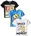 Curious George Boys' Value Pack T-Shirt