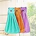 Delifur Washcloth Cute Animal Microfiber Small Towel Cartoon Absorbent Lovely Towel for Kitchen Bathroom, 3pcs, Color May Vary