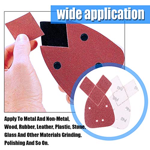 Dura-Gold Premium Mouse Detail Sander Sandpaper, 48 Assorted Grit...