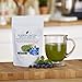 Blueberry Matcha Green Tea Powder Organic Japanese Culinary Matcha Tea w/ Natural Blueberry Extract- Great for Tea, Smoothies or Sweet Latte - 3.5 oz