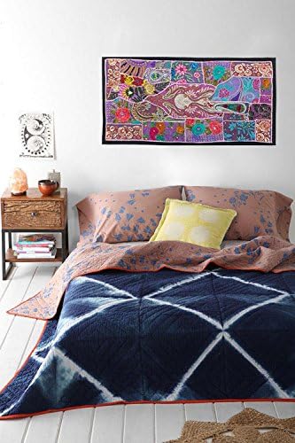 Vintage Tapestry Antique Art Indian Patchwork Wall Hanging wall art Native