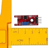 Fudeshe KY-024 Linear Magnetic Hall Switch Sensor Module 5V for Arduino (2 Pack) view 9