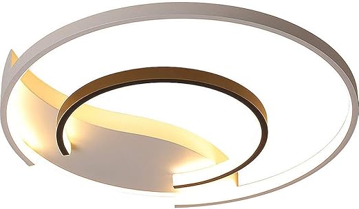 Amazon Co Jp Ledボタン調光フラッシュマウントシーリングライト 36 46wアクリルシーリングライト クローゼット キッチン 階段 地下室 寝室 洗面所 M用の丸い照明器具 Home Kitchen