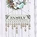 ElekFX for Mom Larger Wooden Family Birthday Reminder Calendar Board Birthday/Important Dates Tracker Home Decorative Plaque Wall Hanging(Together L)
